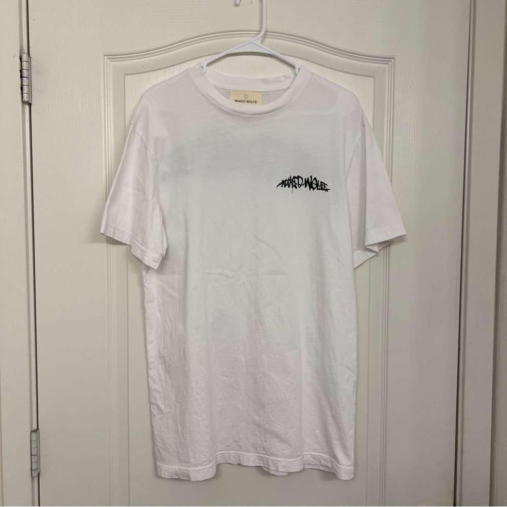 Rare! Naked Wolfe White Oversized Tshirt Women Size S